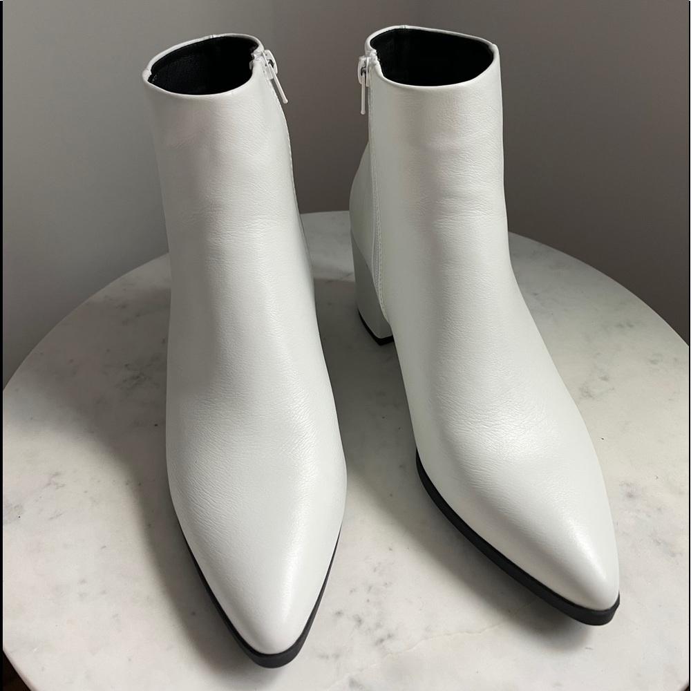 White booties